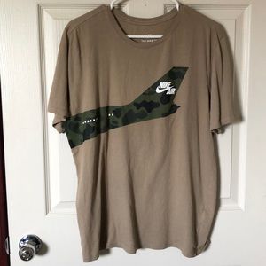 Tan/Camo Nike Air Tee